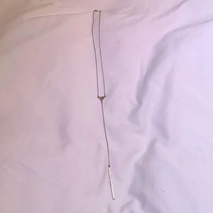 Ann Taylor Loft gold double chain necklace